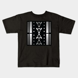 “Dimensional Species (1)” - V.1 Grey - (Geometric Art) (Dimensions) - Doc Labs Kids T-Shirt